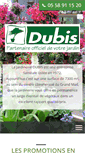 Mobile Screenshot of jardinerie-dubis.com